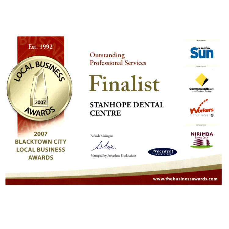 business awards 2007