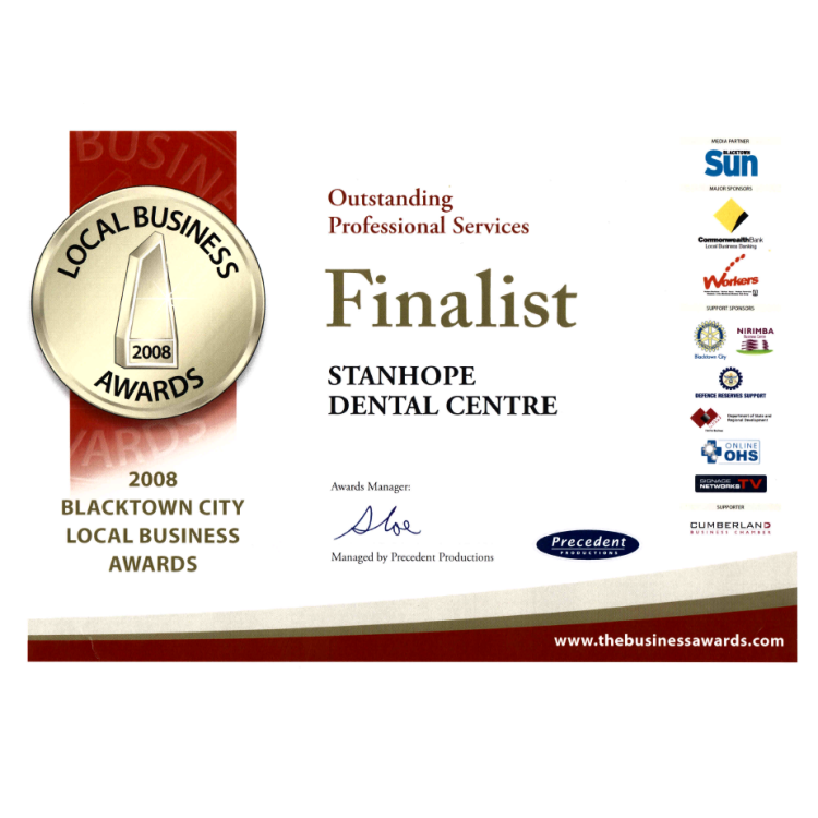 business awards 2008